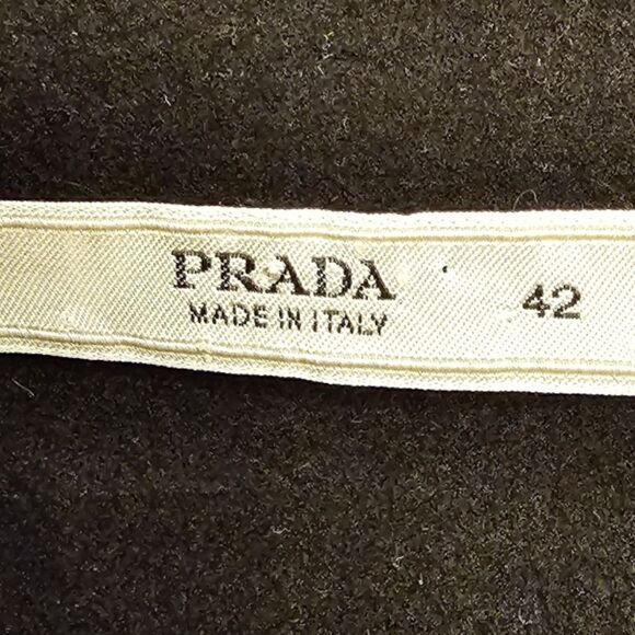 Prada Midi Length Black Dress (Italy Size: 42) US 6 - Picture 3 of 9